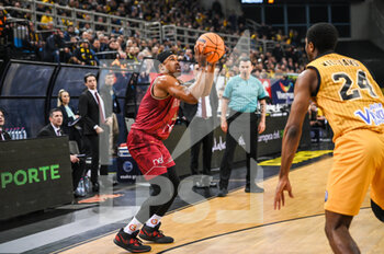 15/03/2023 - 3 TYRUS MCGEE of Galatasaray Nef during the Round of 16, match between AEK BC and Galatasaray Nef at Ano Liossia Olympic Hall on Wednesday 15 March 2023, in Athens, Greece. - AEK BC VS GALATASARAY NEF - CHAMPIONS LEAGUE - BASKET