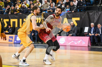 15/03/2023 - 61 GOKSENIN KOKSAL of Galatasaray Nef during the Round of 16, match between AEK BC and Galatasaray Nef at Ano Liossia Olympic Hall on Wednesday 15 March 2023, in Athens, Greece. - AEK BC VS GALATASARAY NEF - CHAMPIONS LEAGUE - BASKET