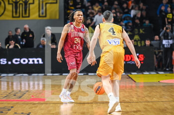 15/03/2023 - 24 DARON RUSSELL of Galatasaray Nef during the Round of 16, match between AEK BC and Galatasaray Nef at Ano Liossia Olympic Hall on Wednesday 15 March 2023, in Athens, Greece. - AEK BC VS GALATASARAY NEF - CHAMPIONS LEAGUE - BASKET