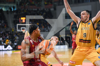 15/03/2023 - 3 TYRUS MCGEE of Galatasaray Nef during the Round of 16, match between AEK BC and Galatasaray Nef at Ano Liossia Olympic Hall on Wednesday 15 March 2023, in Athens, Greece. - AEK BC VS GALATASARAY NEF - CHAMPIONS LEAGUE - BASKET