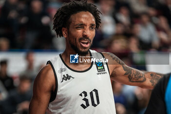 2023-12-05 - Reaction of Matthew Morgan during the Umana Reyer Venezia vs London Lions at the Palasport Taliercio in Venice, Italy on December 5, 2023 - UMANA REYER VENEZIA VS LONDON LIONS - EUROCUP - BASKETBALL