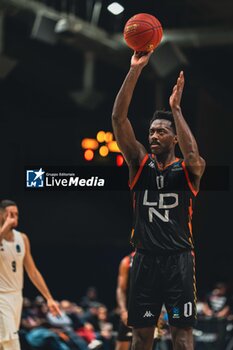 2023-12-26 - Gabe OLASENI (London) during the BKT EuroCup basketball match between Paris Basketball and London Lions on December 26, 2023 at Halle Georges Carpentier in Paris, France - BASKETBALL - EUROCUP - PARIS V LONDON LIONS - EUROCUP - BASKETBALL