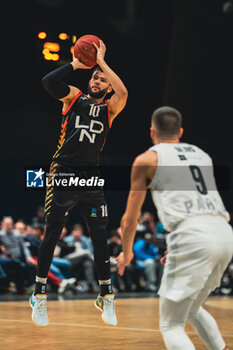 2023-12-26 - Luke NELSON (London) during the BKT EuroCup basketball match between Paris Basketball and London Lions on December 26, 2023 at Halle Georges Carpentier in Paris, France - BASKETBALL - EUROCUP - PARIS V LONDON LIONS - EUROCUP - BASKETBALL
