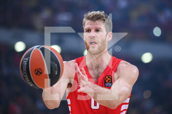 2023-01-06 - 0 THOMAS WALKUP of Olympiacos Piraeus during the Euroleague, Round 17, match between Olympiacos Piraeus and EA7 Emporio Armani Milan at Peace And Friendship Stadium on January 6, 2023 in Athens, Greece. - OLYMPIACOS VS EA7 EMPORIO ARMANI - EUROLEAGUE - BASKETBALL