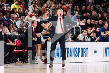 2023-01-05 - Sarunas Jasikevicius, Head coach of FC Barcelona during the Turkish Airlines EuroLeague Basketball match between FC Barcelona and Virtus Segafredo Bologna on January 5, 2023 at Palau Blaugrana in Barcelona, Spain - BASKETBALL - EUROLEAGUE - FC BARCELONA V BOLOGNA - EUROLEAGUE - BASKETBALL