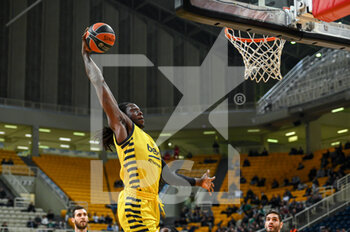 10/01/2023 - 0 JOHNATHAN MOTLEY of Fenerbahce Beko Istanbul during the Euroleague, Round 18, match between Panathinaikos BC and Fenerbahce Beko Istanbul at Oaka Altion on January 10, 2023 in Athens, Greece. - PANATHINAIKOS BC VS FENERBAHCE - EUROLEAGUE - BASKET