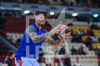 2023-02-03 - 12 WILL CLYBURN of Anadolu Efes during the Euroleague, Round 23, match between Olympiacos Piraeus and Anadolu Efes at Peace and Friendship Stadium on February 3, 2023, in Athens, Greece. - OLYMPIACOS PIRAEUS VS ANADOLU EFES - EUROLEAGUE - BASKETBALL