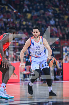 2023-02-03 - 22 VASILIJE MICIC of Anadolu Efes during the Euroleague, Round 23, match between Olympiacos Piraeus and Anadolu Efes at Peace and Friendship Stadium on February 3, 2023, in Athens, Greece. - OLYMPIACOS PIRAEUS VS ANADOLU EFES - EUROLEAGUE - BASKETBALL