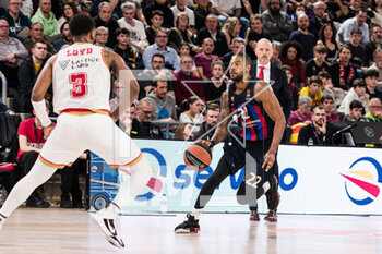 2023-02-24 - Cory Higgins of FC Barcelona during the Turkish Airlines EuroLeague basketball match between FC Barcelona and AS Monaco on February 24, 2023 at Palau Blaugrana in Barcelona, Spain - BASKETBALL - EUROLEAGUE - FC BARCELONA V AS MONACO - EUROLEAGUE - BASKETBALL