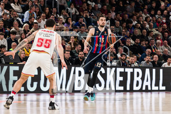 2023-02-24 - Tomas Satoransky of FC Barcelona during the Turkish Airlines EuroLeague basketball match between FC Barcelona and AS Monaco on February 24, 2023 at Palau Blaugrana in Barcelona, Spain - BASKETBALL - EUROLEAGUE - FC BARCELONA V AS MONACO - EUROLEAGUE - BASKETBALL