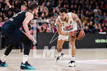 2023-02-24 - Mike James of AS Monaco during the Turkish Airlines EuroLeague basketball match between FC Barcelona and AS Monaco on February 24, 2023 at Palau Blaugrana in Barcelona, Spain - BASKETBALL - EUROLEAGUE - FC BARCELONA V AS MONACO - EUROLEAGUE - BASKETBALL