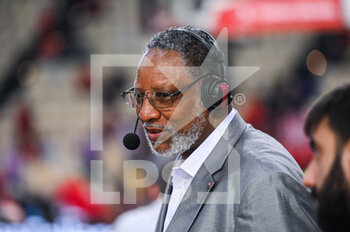 2023-03-07 - Ex Portland Trail Blazers, Benetton Treviso, Barcelona and Nikas Peristeri player, AUDIE NORRIS during the Euroleague, Round 27, match between Olympiacos Piraeus and FC Barcelona at Peace and Friendship Stadium on March 7, 2023, in Athens, Greece. - OLYMPIACOS PIRAEUS VS FC BARCELONA - EUROLEAGUE - BASKETBALL