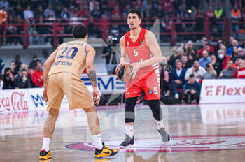 07/03/2023 - 5 GIANNOULIS LARENTZAKIS of Olympiacos Piraeus during the Euroleague, Round 27, match between Olympiacos Piraeus and FC Barcelona at Peace and Friendship Stadium on March 7, 2023, in Athens, Greece. - OLYMPIACOS PIRAEUS VS FC BARCELONA - EUROLEAGUE - BASKET