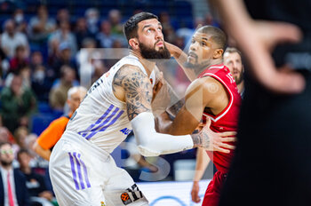 16/03/2023 - Vincent Poirier (Real Madrid) in action during the basketball match between Real Madrid and EA7 Emporio Armani Olimpia Milano valid for the matchday 29 of the Euroleague played at Wizink Center in Madrid on Thursday 16 March 2023 - REAL MADRID VS EA7 EMPORIO ARMANI MILANO - EUROLEAGUE - BASKET