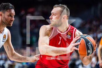 16/03/2023 - Stefano Tonut (EA7 Emporio Armani Olimpia Milano) in action during the basketball match between Real Madrid and EA7 Emporio Armani Olimpia Milano valid for the matchday 29 of the Euroleague played at Wizink Center in Madrid on Thursday 16 March 2023 - REAL MADRID VS EA7 EMPORIO ARMANI MILANO - EUROLEAGUE - BASKET
