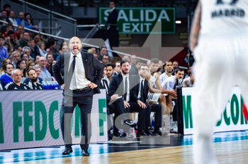 16/03/2023 - Chus Mateo (Real Madrid) during the basketball match between Real Madrid and EA7 Emporio Armani Olimpia Milano valid for the matchday 29 of the Euroleague played at Wizink Center in Madrid on Thursday 16 March 2023 - REAL MADRID VS EA7 EMPORIO ARMANI MILANO - EUROLEAGUE - BASKET