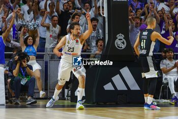 2023-05-10 - 10th May 2023; Wizink Center; Madrid; Spain; Turkish Airlines Euroleague Basketball; Playoff Game 5; Real Madrid vs Partizan Mozzart Bet Belgrade; Sergio Llull (Real Madrid) 900/Cordon Press - 10TH MAY 2023; TURKISH AIRLINES EUROLEAGUE BASKETBALL; PLAYOFF GAME 5; REAL MADRID VS PARTIZAN MOZZART BET BELGRADE; - EUROLEAGUE - BASKETBALL