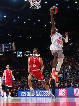 2023-11-09 - Jared Harper (Valencia Basket) & Maodo Lo (EA7 Emporio Armani Olimpia Milano) - EA7 EMPORIO ARMANI MILANO VS VALENCIA BASKET - EUROLEAGUE - BASKETBALL
