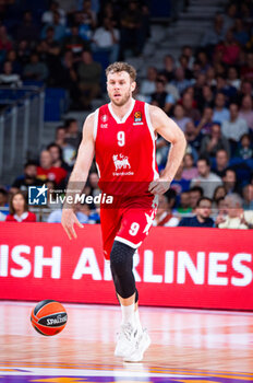 2023-10-19 - Nicolo Melli (EA7 Emporio Armani Olimpia Milano) during the basketball game between Real Madrid and EA7 Emporio Armani Olimpia Milano valid for the round 04 of the Euroleague competition played at Wizink Center in Madrid, Spain on Thursday 19 October 2023 - REAL MADRID VS OLIMPIA MILANO - EUROLEAGUE - BASKETBALL