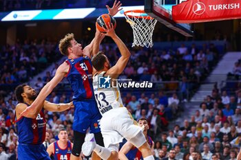 2023-10-26 - 26th October 2023; Wizink Center; Madrid; Spain; Turkish Airlines Euroleague Basketball; Real Madrid vs FC Barcelona; Sergio Rodriguez (Real Madrid) and Jokubaitis (Barcelona) EUROLEAGUE Real Madrid - FC Barcelona 900/Cordon Press - EUROLEAGUE BASKETBALL: REAL MADRID VS FC BARCELONA - EUROLEAGUE - BASKETBALL
