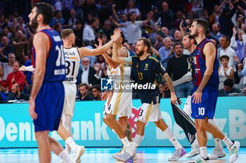 2023-10-26 - 26th October 2023; Wizink Center; Madrid; Spain; Turkish Airlines Euroleague Basketball; Real Madrid vs FC Barcelona; Dzanan Musa (Real Madrid) and Sergio Rodriguez (Real Madrid) EUROLEAGUE Real Madrid - FC Barcelona 900/Cordon Press - EUROLEAGUE BASKETBALL: REAL MADRID VS FC BARCELONA - EUROLEAGUE - BASKETBALL