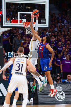 2023-10-26 - 26th October 2023; Wizink Center; Madrid; Spain; Turkish Airlines Euroleague Basketball; Real Madrid vs FC Barcelona; Vincent Poirier (Real Madrid) EUROLEAGUE Real Madrid - FC Barcelona 900/Cordon Press - EUROLEAGUE BASKETBALL: REAL MADRID VS FC BARCELONA - EUROLEAGUE - BASKETBALL