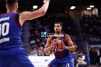 2023-10-26 - Oscar Da Silva of FC Barcelona during the Turkish Airlines EuroLeague basketball match between Real Madrid and FC Barcelona on October 26, 2023 at Wizink Center in Madrid, Spain - BASKETBALL - EUROLEAGUE - REAL MADRID V FC BARCELONA - EUROLEAGUE - BASKETBALL