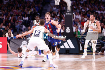 2023-10-26 - Rokas Jokubaitis of FC Barcelona during the Turkish Airlines EuroLeague basketball match between Real Madrid and FC Barcelona on October 26, 2023 at Wizink Center in Madrid, Spain - BASKETBALL - EUROLEAGUE - REAL MADRID V FC BARCELONA - EUROLEAGUE - BASKETBALL