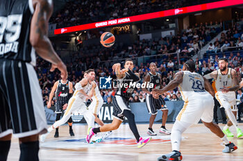 2023-11-09 - Gabriel Lundberg of Virtus Bologna seen in action during the Euroleague 2022/23 match between Real Madrid and Virtus Bologna at Wizink Center in Madrid, Spain. - REAL MADRID VS VIRTUS BOLOGNA - EUROLEAGUE - BASKETBALL