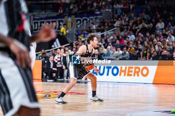 2023-11-09 - Alessandro Pajola of Virtus Bologna seen in action during the Euroleague 2022/23 match between Real Madrid and Virtus Bologna at Wizink Center in Madrid, Spain. - REAL MADRID VS VIRTUS BOLOGNA - EUROLEAGUE - BASKETBALL