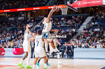 2023-11-09 - Guerschon Yabusele of Real Madrid seen in action during the Euroleague 2022/23 match between Real Madrid and Virtus Bologna at Wizink Center in Madrid, Spain. - REAL MADRID VS VIRTUS BOLOGNA - EUROLEAGUE - BASKETBALL