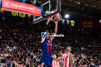 2023-11-10 - Jan Vesely of Fc Barcelona during the Turkish Airlines EuroLeague basketball match between FC Barcelona and KK Crvena Zvezda on November 10, 2023 at Palau Blaugrana in Barcelona, Spain - BASKETBALL - EUROLEAGUE - FC BARCELONA V CRVENA ZVEZDA - EUROLEAGUE - BASKETBALL