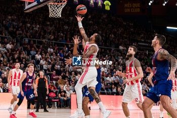 2023-11-10 - Shabazz Napier of Crvena Zvezda during the Turkish Airlines EuroLeague basketball match between FC Barcelona and KK Crvena Zvezda on November 10, 2023 at Palau Blaugrana in Barcelona, Spain - BASKETBALL - EUROLEAGUE - FC BARCELONA V CRVENA ZVEZDA - EUROLEAGUE - BASKETBALL
