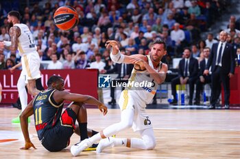 2023-11-16 - 16th November 2023; Wizink Center; Madrid; Spain; Turkish Airlines Euroleague Basketball; Real Madrid vs AS Monaco; Rudy Fernandez (Real Madrid) and Diallo (Monaco)Spain La Liga soccer match Euroleague Basketball Real Madrid vs AS Monaco 900/Cordon Press - LA LIGA: EUROLEAGUE BASKETBALL REAL MADRID VS AS MONACO - EUROLEAGUE - BASKETBALL