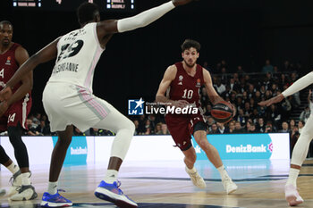 2023-11-23 - Leandro BOLMARO of Bayern Munich and Youssoupha FALL of Lyon during the Turkish Airlines EuroLeague basketball match between LDLC Asvel and Bayern Munich on November 23, 2023 at LDLC Arena in Décines-Charpieu near Lyon, France - BASKETBALL - EUROLEAGUE - ASVEL V BAYERN MUNICH - EUROLEAGUE - BASKETBALL