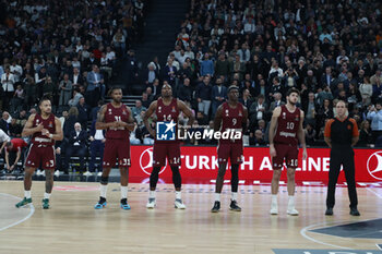 2023-11-23 - Team of Bayern Munich during the Turkish Airlines EuroLeague basketball match between LDLC Asvel and Bayern Munich on November 23, 2023 at LDLC Arena in Décines-Charpieu near Lyon, France - BASKETBALL - EUROLEAGUE - ASVEL V BAYERN MUNICH - EUROLEAGUE - BASKETBALL