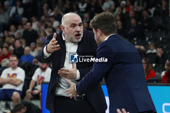 2023-11-23 - Pablo LASO coach of Bayern Munich during the Turkish Airlines EuroLeague basketball match between LDLC Asvel and Bayern Munich on November 23, 2023 at LDLC Arena in Décines-Charpieu near Lyon, France - BASKETBALL - EUROLEAGUE - ASVEL V BAYERN MUNICH - EUROLEAGUE - BASKETBALL