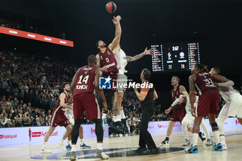 2023-11-23 - Nick WEILER-BABB of Bayern Munich and Joffrey LAUVERGNE of Lyon during the Turkish Airlines EuroLeague basketball match between LDLC Asvel and Bayern Munich on November 23, 2023 at LDLC Arena in Décines-Charpieu near Lyon, France - BASKETBALL - EUROLEAGUE - ASVEL V BAYERN MUNICH - EUROLEAGUE - BASKETBALL