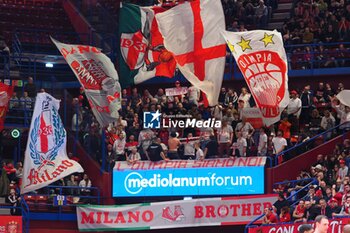 2023-12-28 - Supporters of EA7 Emporio Armani Olimpia Milano - EA7 EMPORIO ARMANI MILANO VS BASKONIA VITORIA GASTEIZ - EUROLEAGUE - BASKETBALL