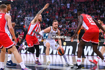 2023-12-05 - 31 Dzanan Musa of Real Madrid during the Euroleague, Round 12, match between Olympiacos Piraeus and Real Madrid at Peace and Friendship stadium on December 5, 2023, in Piraeus, Greece. - OLYMPIACOS PIRAEUS VS REAL MADRID - EUROLEAGUE - BASKETBALL