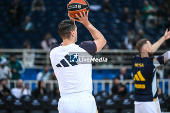 2023-12-07 - 11 Mario Hezonja of Real Madrid during the Euroleague, Round 13, match between Panathinaikos AKTOR Athens and Real Madrid at OAKA Altion Arena on December 7, 2023, in Athens, Greece. - PANATHINAIKOS AKTOR ATHENS VS REAL MADRID - EUROLEAGUE - BASKETBALL