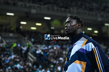 2023-12-07 - 30 Eli Ndiaye of Real Madrid during the Euroleague, Round 13, match between Panathinaikos AKTOR Athens and Real Madrid at OAKA Altion Arena on December 7, 2023, in Athens, Greece. - PANATHINAIKOS AKTOR ATHENS VS REAL MADRID - EUROLEAGUE - BASKETBALL