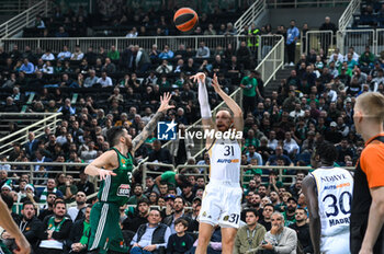 2023-12-07 - 31 Dzanan Musa of Real Madrid during the Euroleague, Round 13, match between Panathinaikos AKTOR Athens and Real Madrid at OAKA Altion Arena on December 7, 2023, in Athens, Greece. - PANATHINAIKOS AKTOR ATHENS VS REAL MADRID - EUROLEAGUE - BASKETBALL