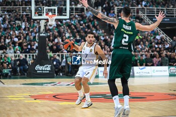 2023-12-07 - 7 Facundo Campazzo of Real Madrid during the Euroleague, Round 13, match between Panathinaikos AKTOR Athens and Real Madrid at OAKA Altion Arena on December 7, 2023, in Athens, Greece. - PANATHINAIKOS AKTOR ATHENS VS REAL MADRID - EUROLEAGUE - BASKETBALL