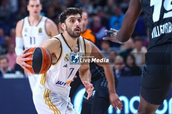 2023-02-01 - 1st February 2023; Wizink Center; Madrid; Spain; Turkish Airlines Euroleague Basketball; Real Madrid vs ASVEL Villeurbanne; Facundo Campazzo (Real Madrid) 900/Cordon Press - EUROLEAGUE REAL MADRID - ASVEL VILLEURBANNE - EUROLEAGUE - BASKETBALL