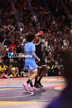 2023-12-30 - Mbaye NDIAYE (ASVEL) during the All-Star Game LNB 2023, Kellogg’s Dunk Contest Basketball event on December 30, 2023 at Accor Arena in Paris, France - BASKETBALL - ALL-STAR GAME LNB 2023 - KELLOGG'S DUNK CONTEST - EVENTS - BASKETBALL