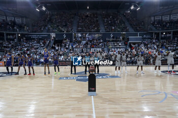 2023-06-04 - Team of LDLC Asvel and Metropolitans 92 during the French championship, Betclic Elite Basketball match, Playoffs Match 4 between LDLC Asvel and Metropolitans 92 (Boulogne - Levallois) on June 4, 2023 at Astroballe in Villeurbane, France - BASKETBALL - FRENCH CHAMP - ASVEL V METROPOLITANS - FRENCH PRO A - BASKETBALL