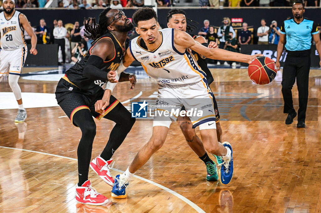 BASKETBALL - FRENCH CHAMP - PLAYOFFS FINAL - METROPOLITANS v MONACO - FRENCH PRO A - BASKETBALL