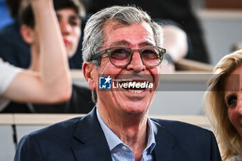 2023-06-15 - Patrick BALKANY during the French championship, Betclic Elite Basketball match, Playoffs, Final match 3, between Metropolitans 92 (Boulogne - Levallois) and AS Monaco on June 15, 2023 at Roland-Garros stadium in Paris, France - BASKETBALL - FRENCH CHAMP - PLAYOFFS FINAL - METROPOLITANS V MONACO - FRENCH PRO A - BASKETBALL