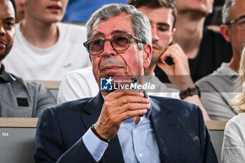 2023-06-15 - Patrick BALKANY during the French championship, Betclic Elite Basketball match, Playoffs, Final match 3, between Metropolitans 92 (Boulogne - Levallois) and AS Monaco on June 15, 2023 at Roland-Garros stadium in Paris, France - BASKETBALL - FRENCH CHAMP - PLAYOFFS FINAL - METROPOLITANS V MONACO - FRENCH PRO A - BASKETBALL